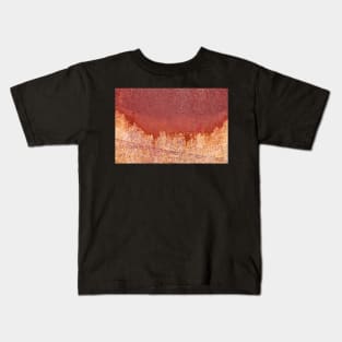 Bleeding Grunge Rust Kids T-Shirt